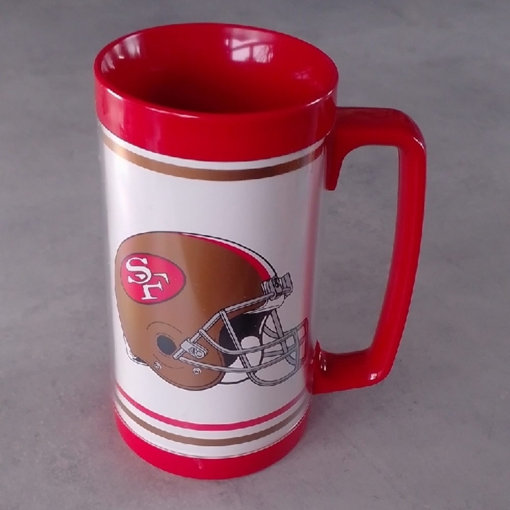 Vintage NFL San Francisco 49ers Insulated Beer Mug USA